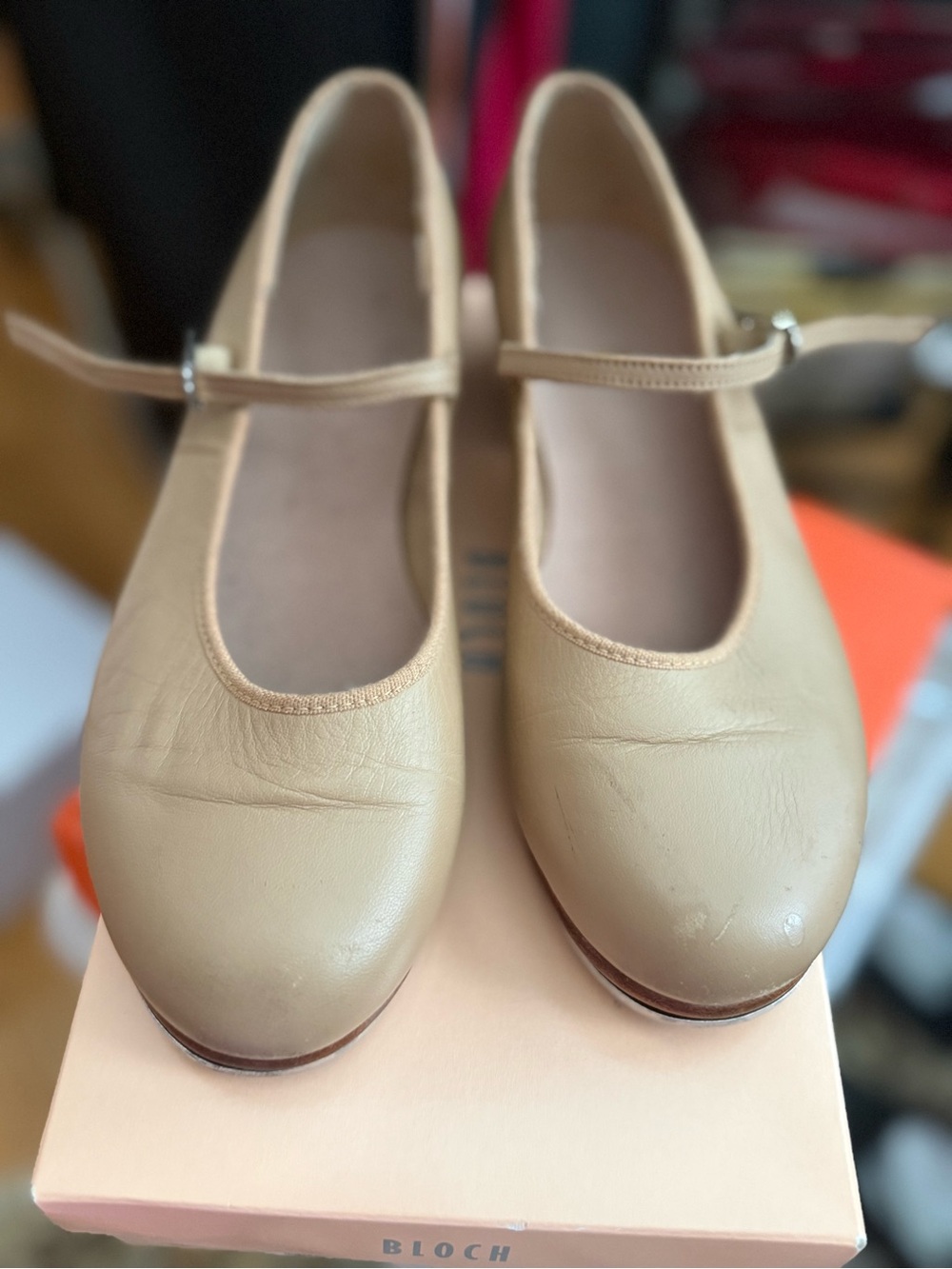 Bloch Beige Mary Jane tap shoes